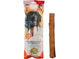 chew! Chicken & peanut butter rolls L - 25cm - 2pcs / 290g Pets Qatar