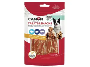 Chew Stripes With Chicken, Cod And Rawhide (100G) Pets Qatar