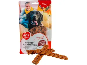 Chew! Stuffed Bully Twisters 15Cm - 7Pcs -252G Brown Pets Qatar