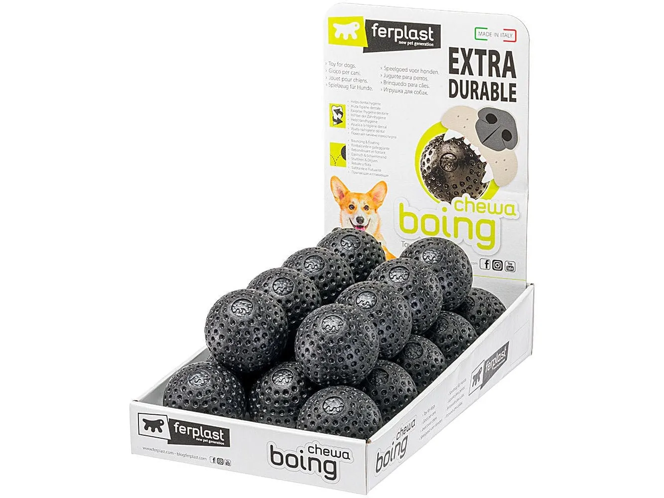 Chewa Boing Ball M P/Display Pets Qatar
