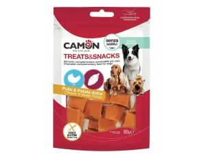 Chicken And Sweet Potato Squares (80G) Pets Qatar