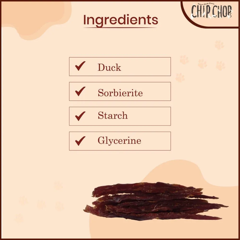 Chip Chops Tender Chicken and Roast Duck Strips Dog Treats Combo