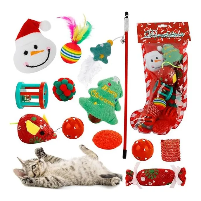 CHRISTMAS Cat Toy - DITTY Mixed color Pets Qatar