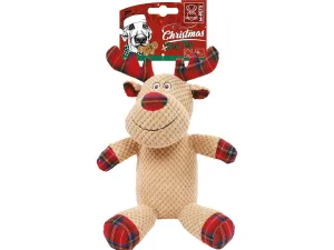 Christmas toy reindeer - DASHER Brown & Red Pets Qatar