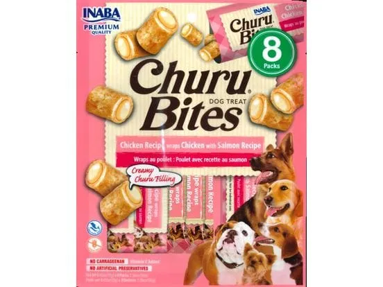 Churu Bites for Dog Chicken Recipe  wraps Chicken with Salmon Recipe Pets Qatar