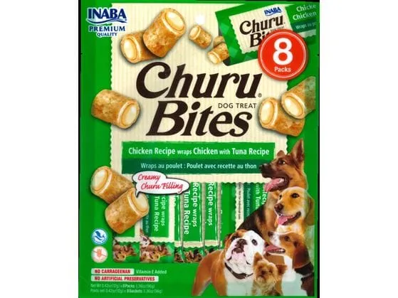 Churu Bites for Dog Chiken Recipe  wraps Chicken with Tuna Recipe Pets Qatar
