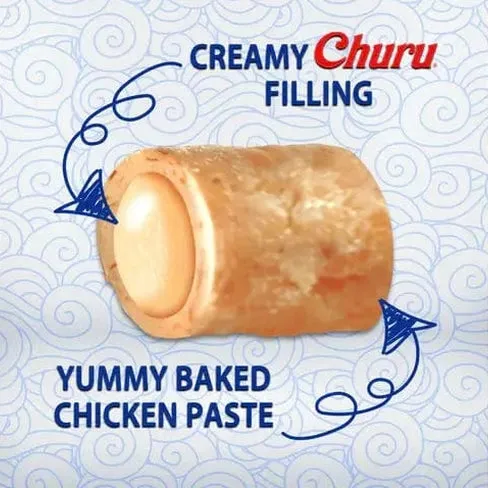 Churu Fun Bites with cheese Chicken Recipe wraps Chicken 22gx6 Pouches Pets Qatar