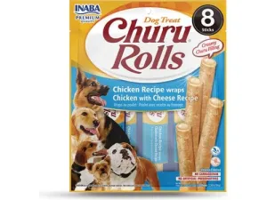 Churu Rolls for Dog Chicken Recipe wraps Chicken with Cheese Recipe Pets Qatar
