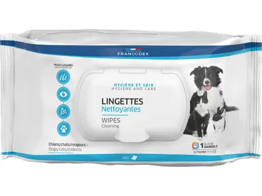 Cleaning Wipes Dog/Cat X80 Pets Qatar