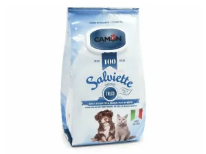Cleansing wipes with talc fragrance (100wipes) Pets Qatar