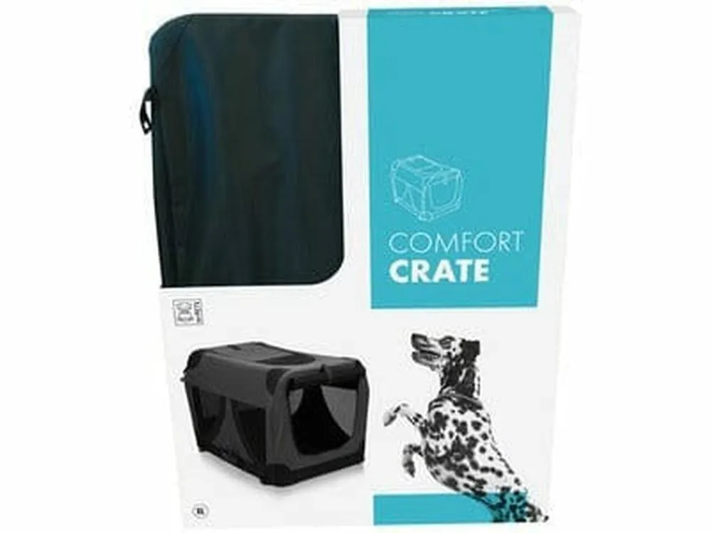 COMFORT CRATE - XL BLACK Pets Qatar
