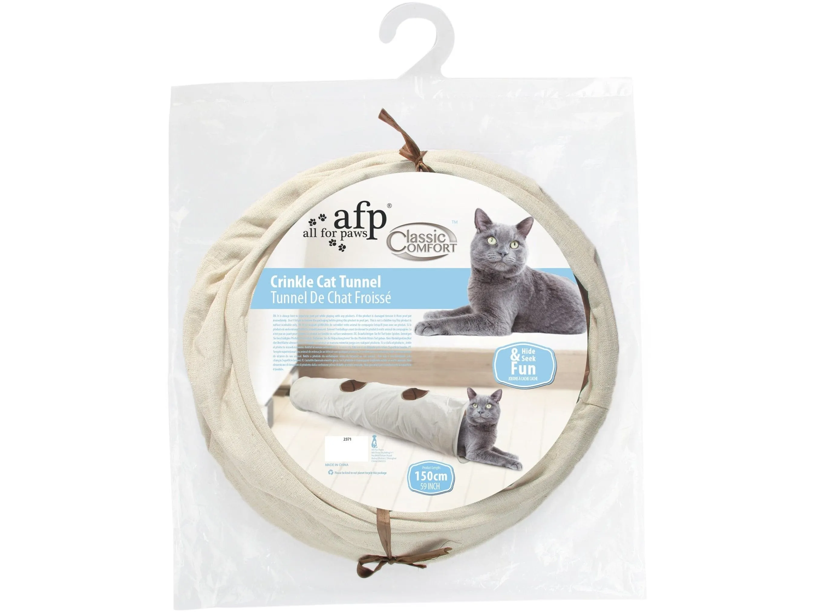 Crinkle Cat Tunnel Pets Qatar