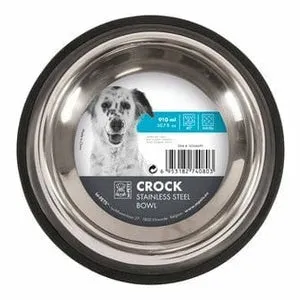 CROCK Stainless Steel Bowl - L Pets Qatar