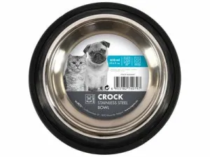 CROCK Stainless Steel Bowl - M Pets Qatar