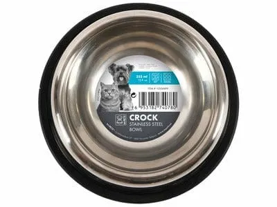 CROCK Stainless Steel Bowl - S Pets Qatar