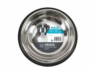 CROCK Stainless Steel Bowl - XXL Pets Qatar