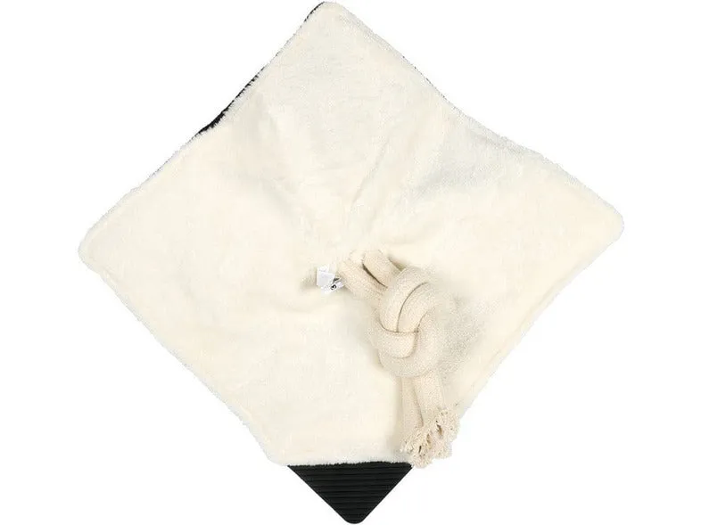 Cuddle Cloth Snoozi 30X30X5Cm Black Pets Qatar