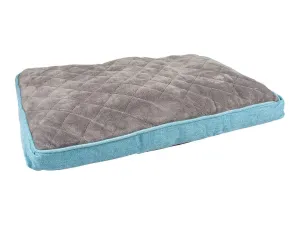 Cushion rectangular Tweed Sky M - 71x48x8cm blue/black Pets Qatar