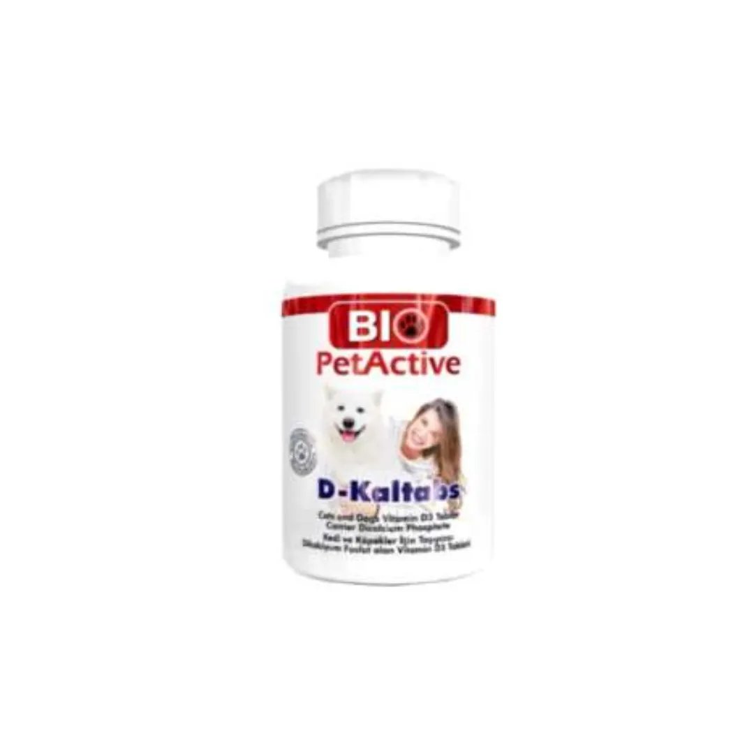D-Kaltabs (Calcium Tablets for Dogs and Cats) 84 Tabs Pets Qatar