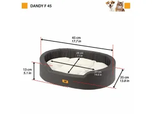 Dandy 45 Cush.Hair Brown-Beige Pets Qatar