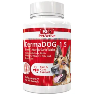 DermaDog 1,5 (Garlic and Brewer`s Yeast Tablet) 50 Tabs Pets Qatar