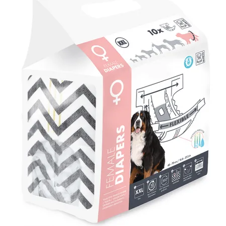 Diapers - Female Dog - XXL Pets Qatar