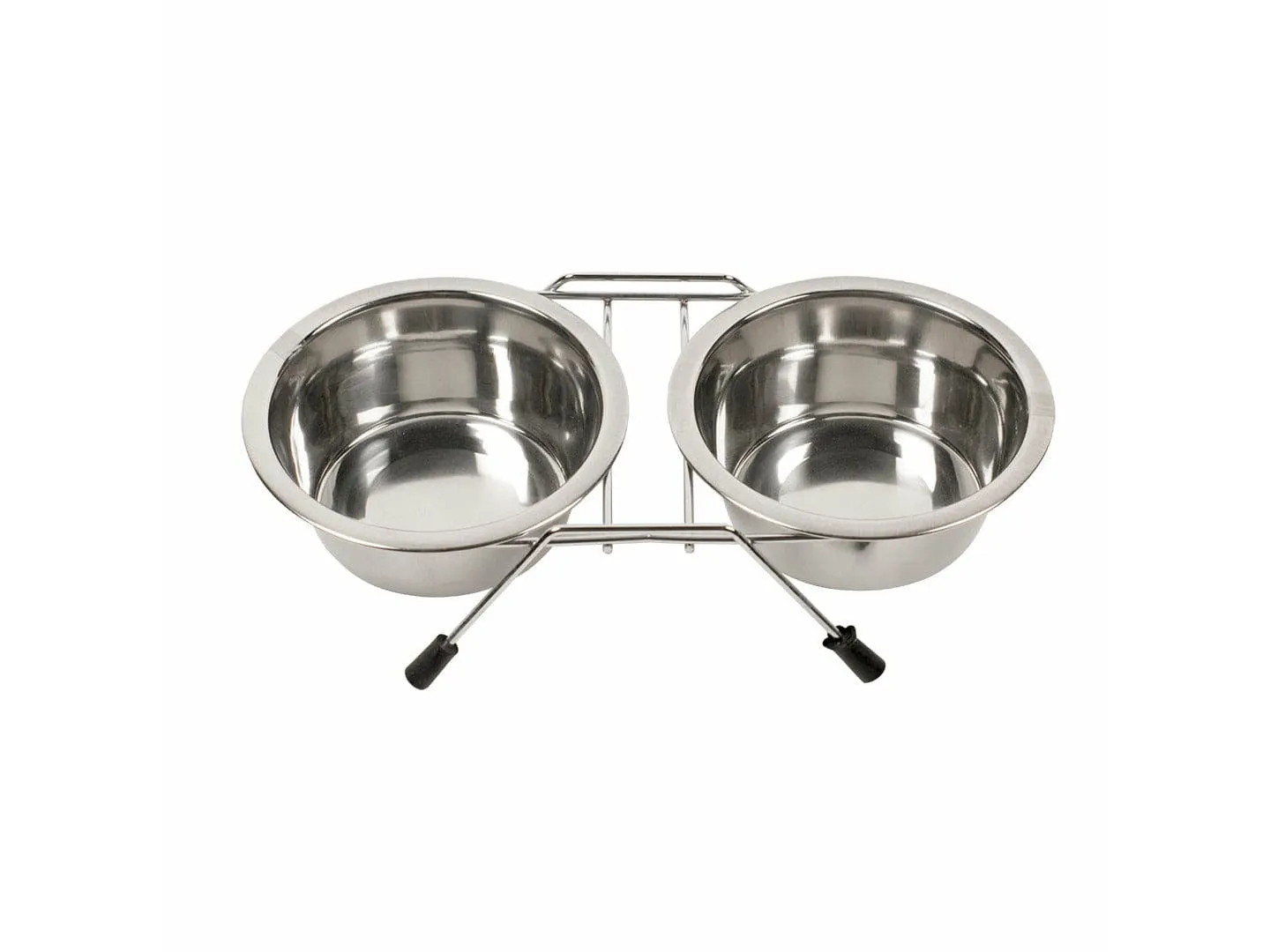 DINNER SET WIRE STAND   BOWLS XS - 2xØ11cm silver Pets Qatar