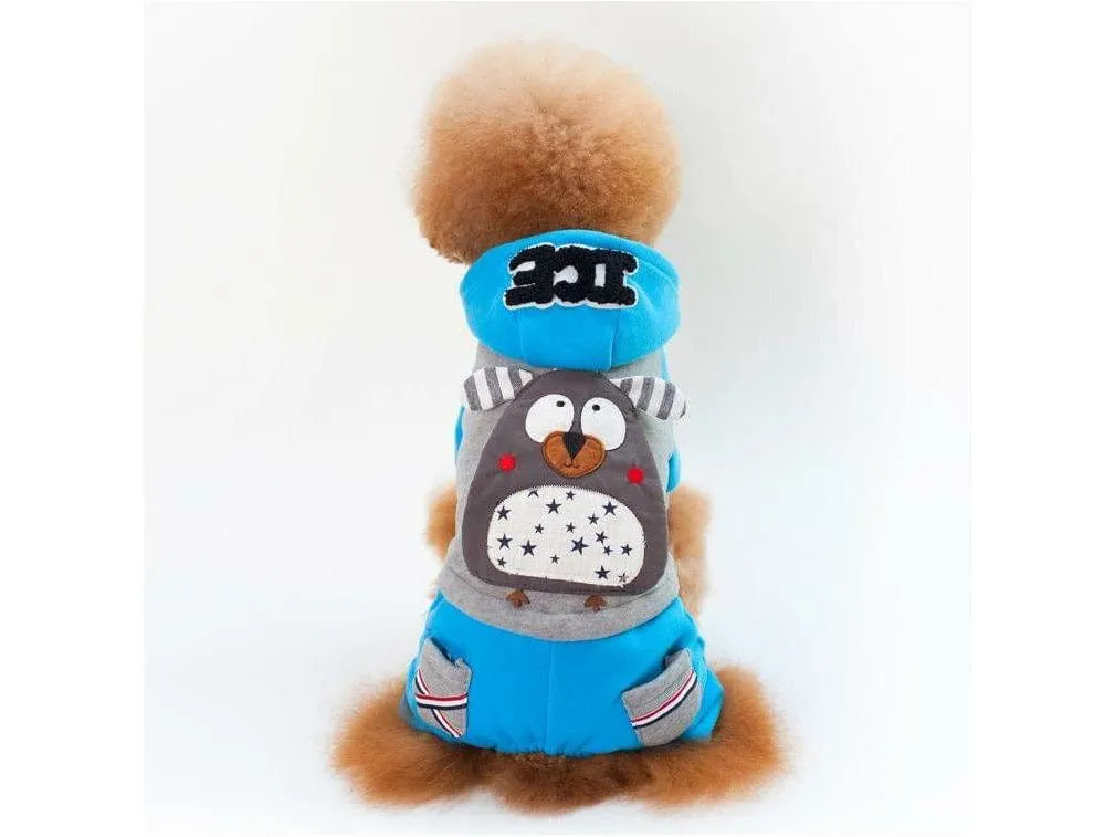 dog clothes Blue M WY-04 Pets Qatar