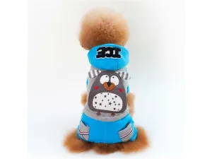 dog clothes Blue M WY-04 Pets Qatar