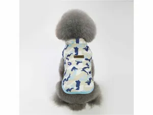 dog clothes blue M YP-201807093 Pets Qatar