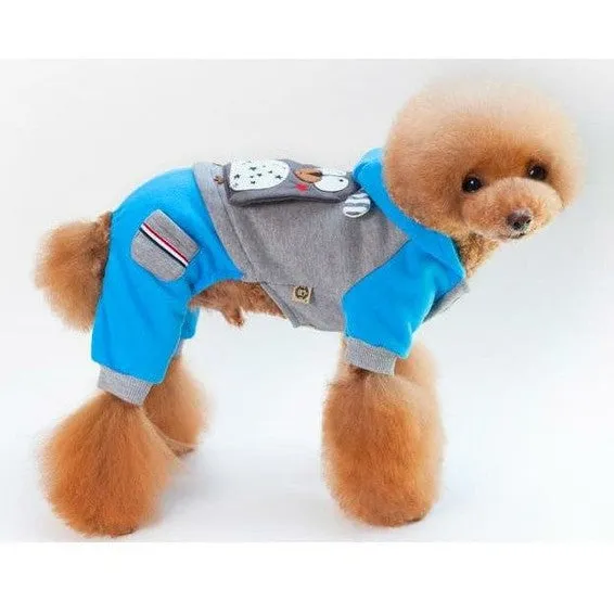 dog clothes Blue S WY-04 Pets Qatar