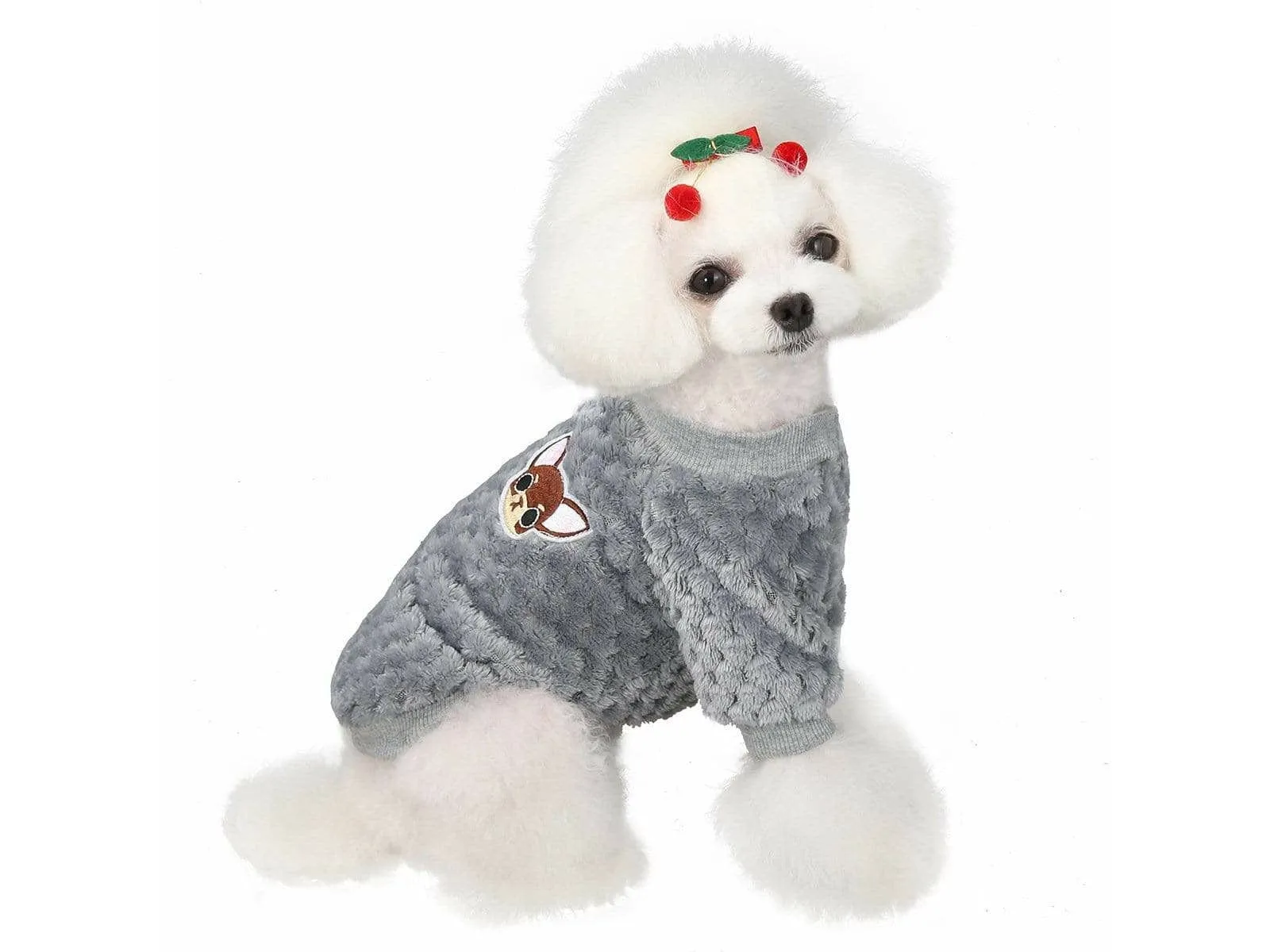 dog clothes Grey L AWYP-202001 Pets Qatar