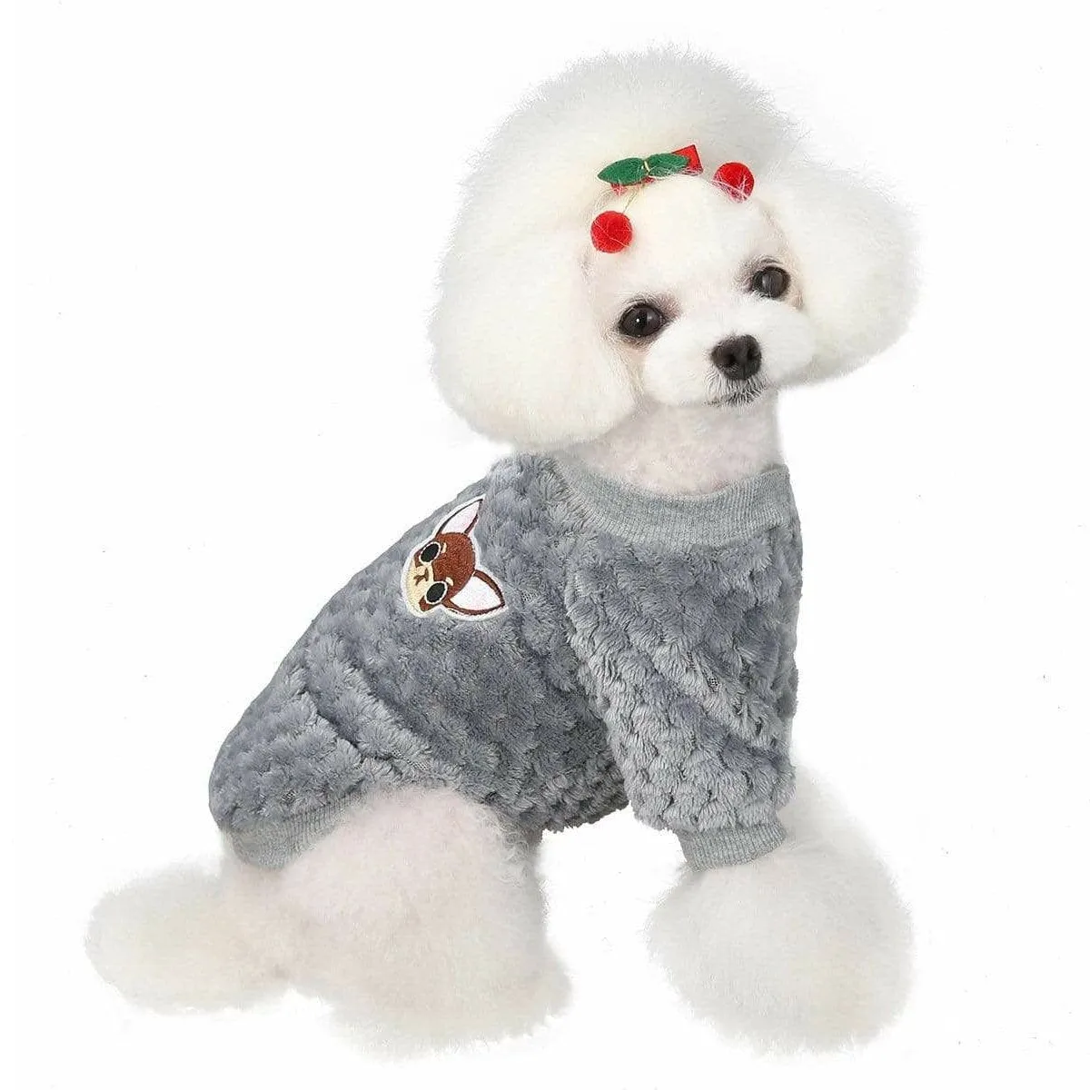 dog clothes Grey M AWYP-202001 Pets Qatar