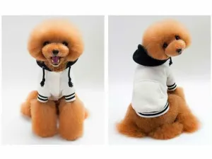 dog clothes White S KLN-1710WT Pets Qatar