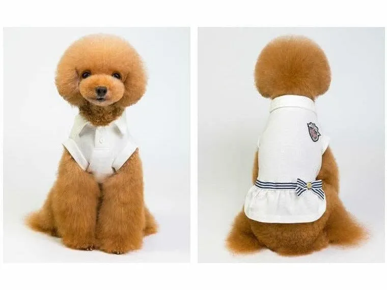 dog clothes White S KLN-201846 Pets Qatar