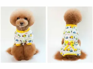 dog clothes Yellow S DW-28 Pets Qatar
