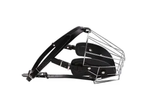 Dog Muzzle Metal Mask Black Pets Qatar
