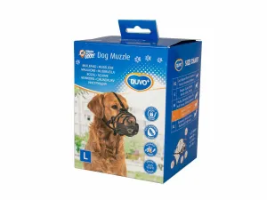 Dog muzzle rubber Large black/red Pets Qatar