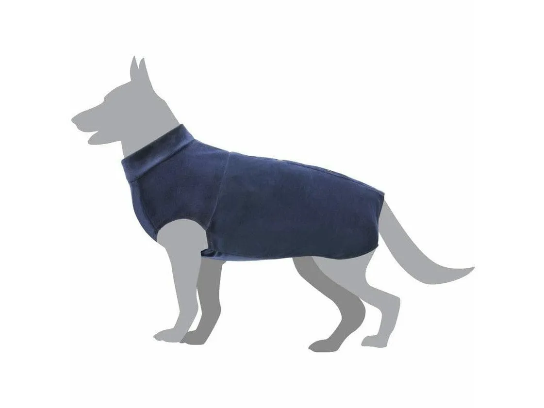 Dog shirt for post-operative care - BLUE  - Size 70 Pets Qatar