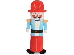Dog toy - Christmas Nutcracker, in polyester, with squeaker & inner bottle, 32cm Pets Qatar