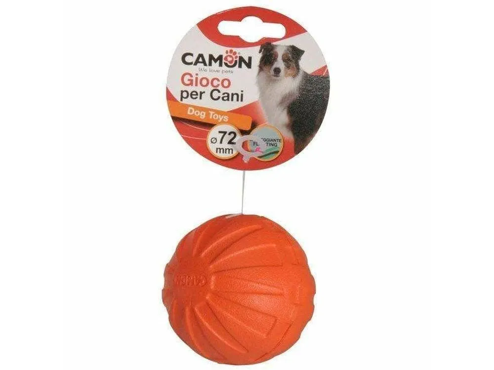 Dog Toy - Eva Ball - Orange - 72Mm Pets Qatar