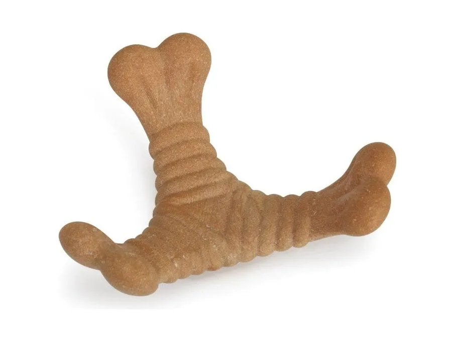 Dog toy with bamboo, shape with 3 apices, 16cm Pets Qatar
