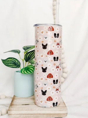 Dogs and Daisies 20 oz Tumbler Charlotte's Pet