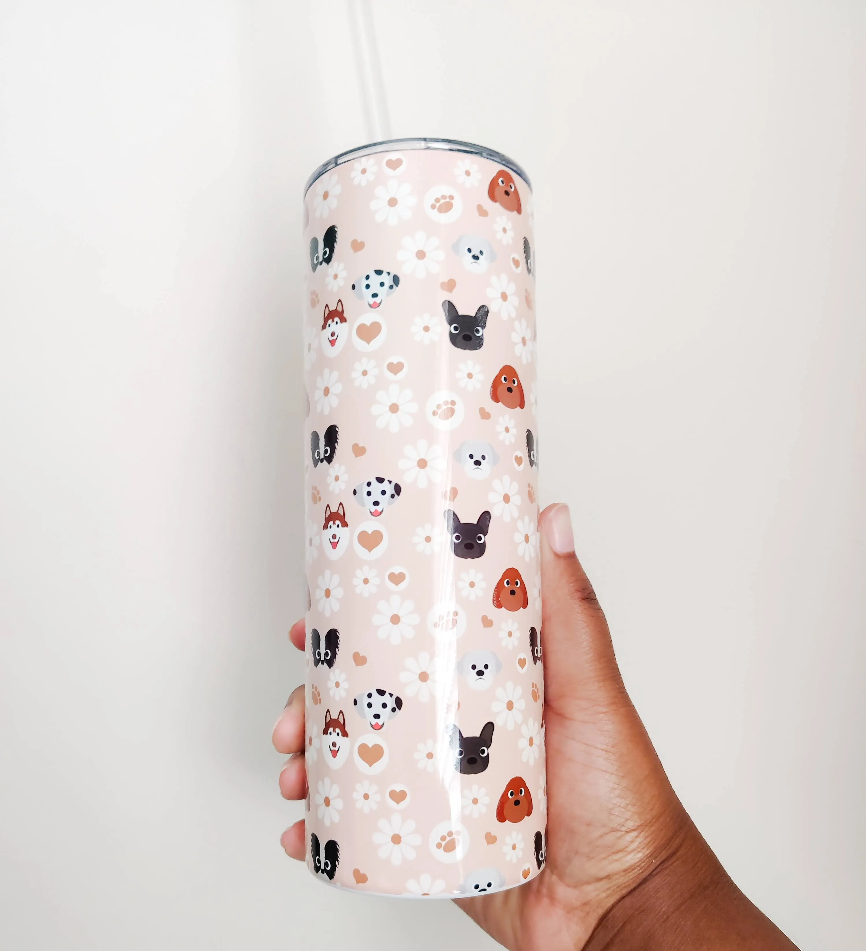 Dogs and Daisies 20 oz Tumbler Charlotte's Pet