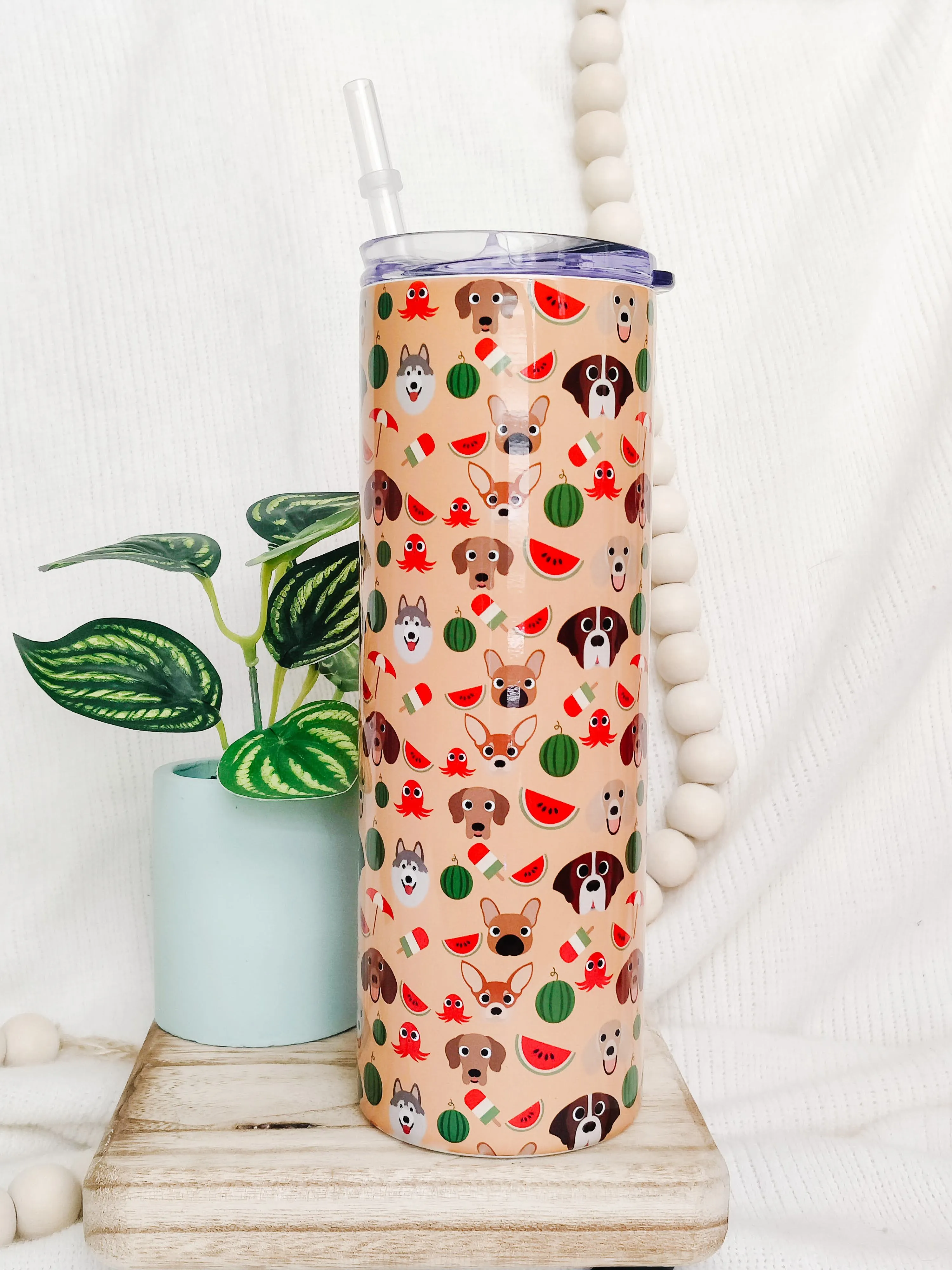 Dogs Summer 20 oz Tumbler Charlotte's Pet