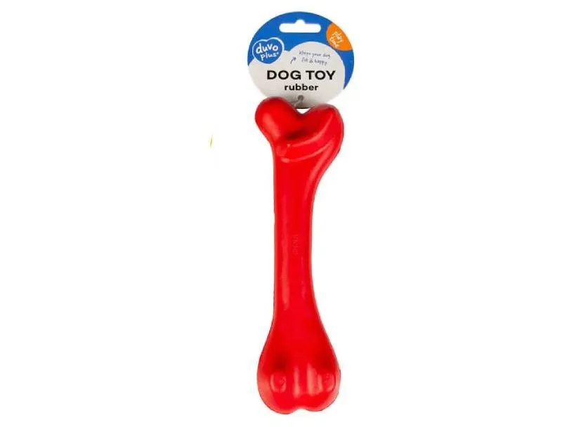 Dogtoy Rubber Dog Bone Charlie Mix 14cm mixed colors Pets Qatar