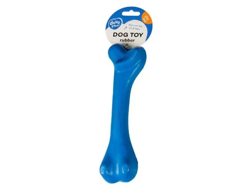 Dogtoy Rubber Dog Bone Charlie Mix 14cm mixed colors Pets Qatar