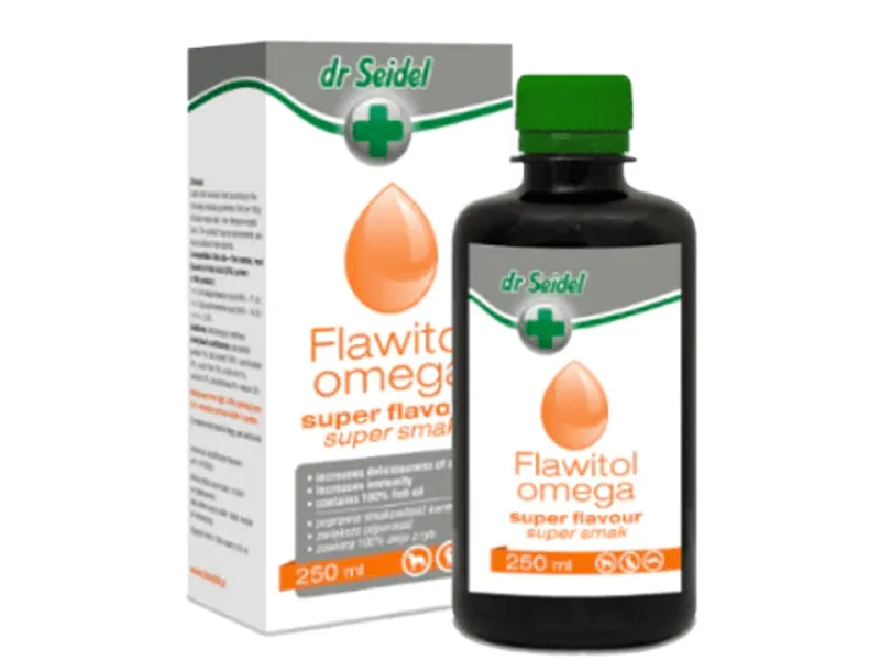 Dr Seidel-Flawitol Oil Omega Super Taste - Improves Taste Of Pet Food 250 Ml Pets Qatar