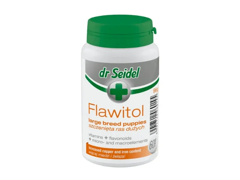 Dr Seidel Flawitol Tablets For Large Breed Puppies 60 Tabs Pets Qatar