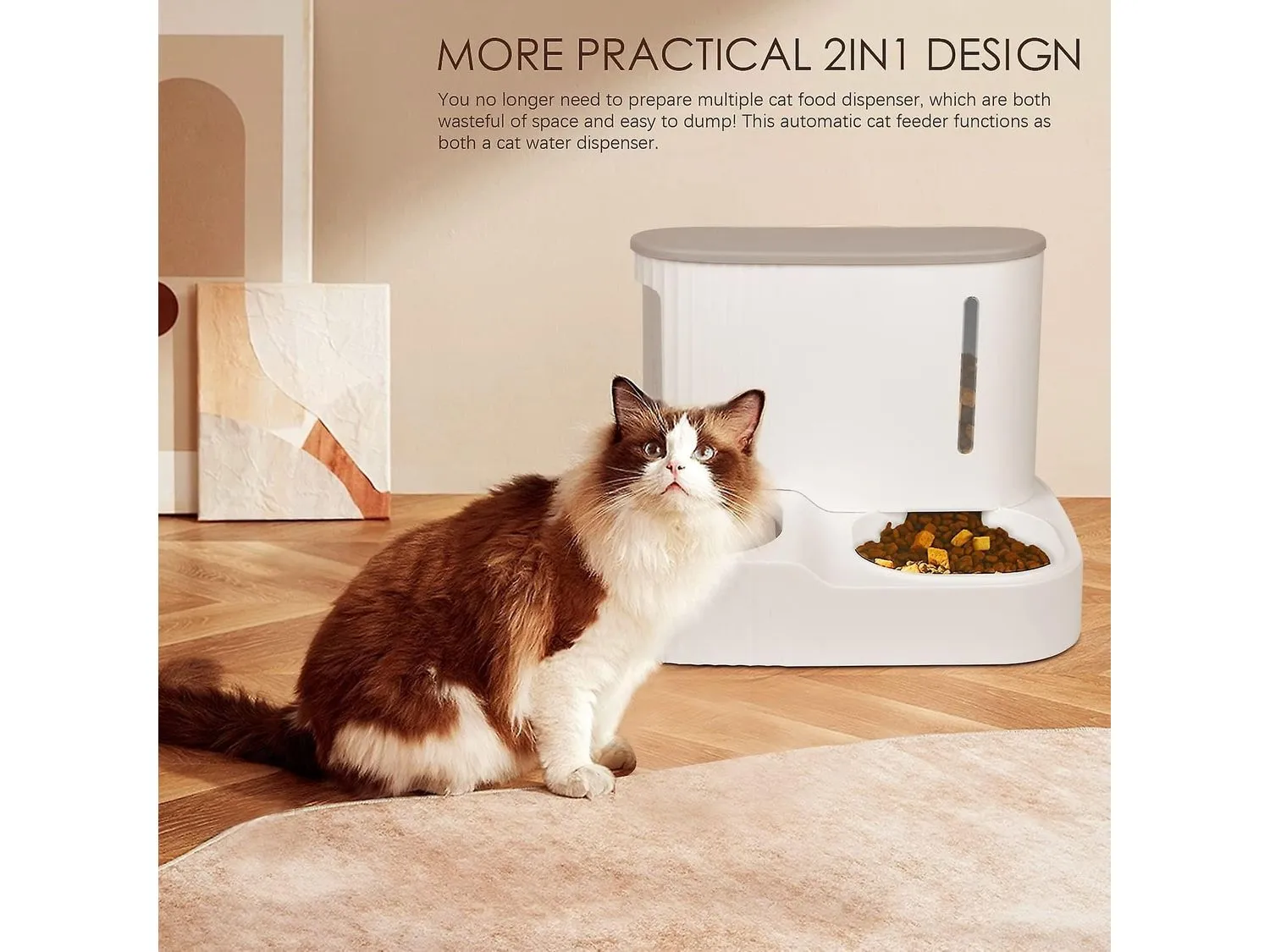 DUPLO Food & Water Dispenser White - 6 L/2.65 KG White Pets Qatar
